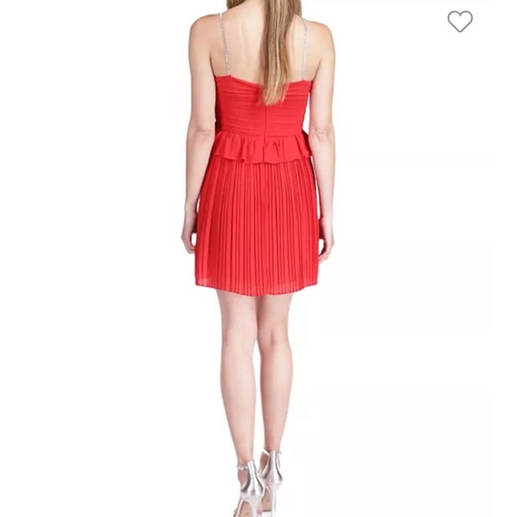 MICHAEL Michael Kors Glitter-Strap Pleated Mini Dress - Picture 6 of 15